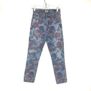 Citizens of Humanity Rose Print High Rise Jeans